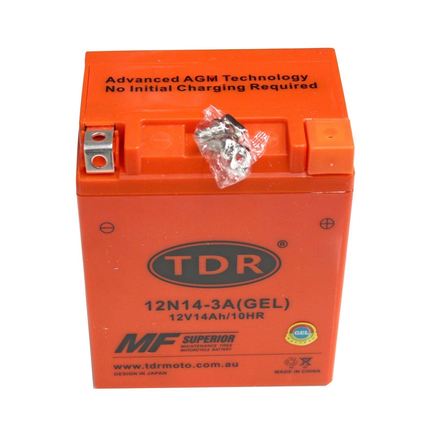 12N14-3A 12V 14Ah Gel Battery For Motorcycle Quad ATV Dirt Pit Bike YB14L-A2 YTX14AHL-BS - TDRMOTO
