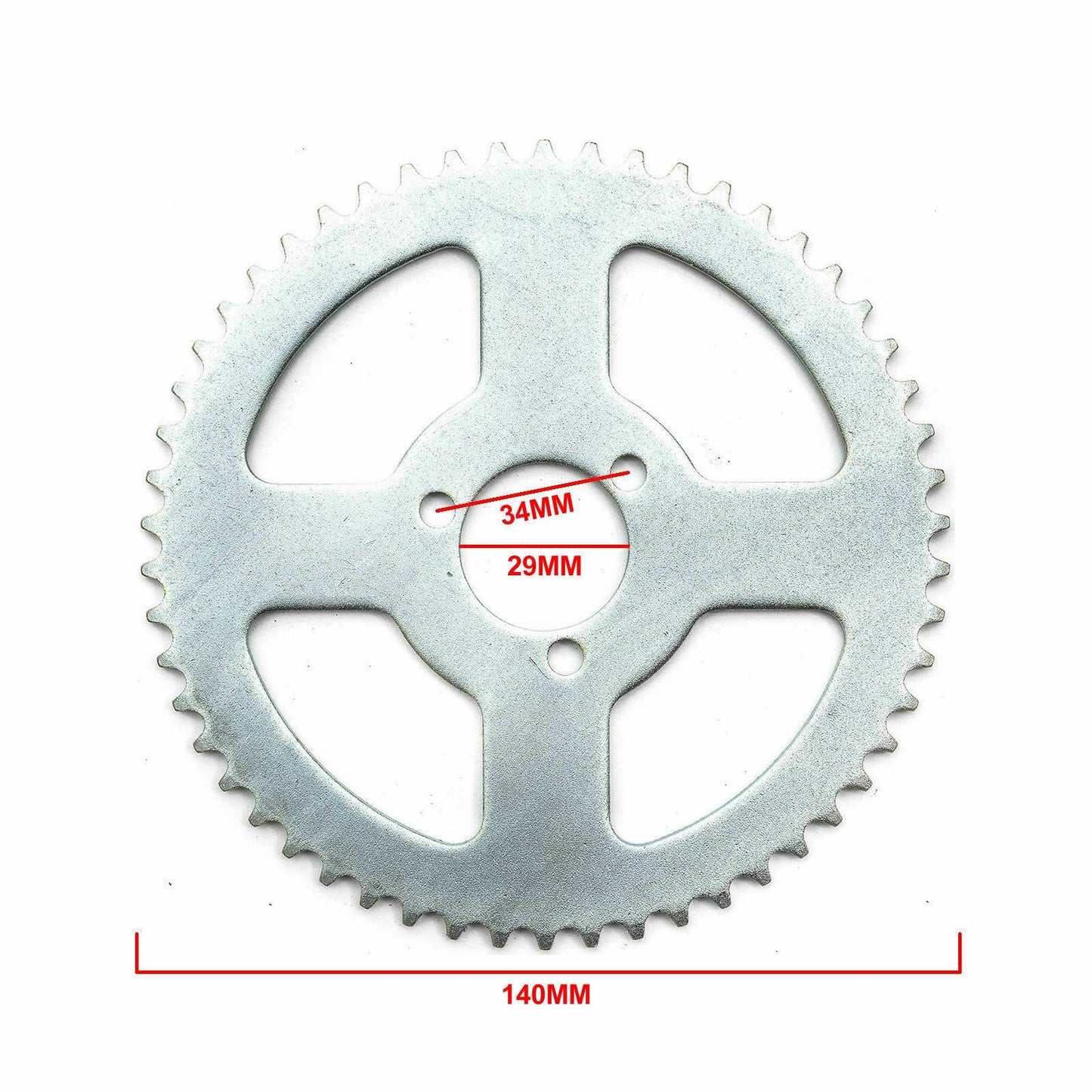 T8F Chain 54T Rear Sprocket Cog 49cc Mini PIT Pocket Rocket Quad Drit Bike ATV - TDRMOTO