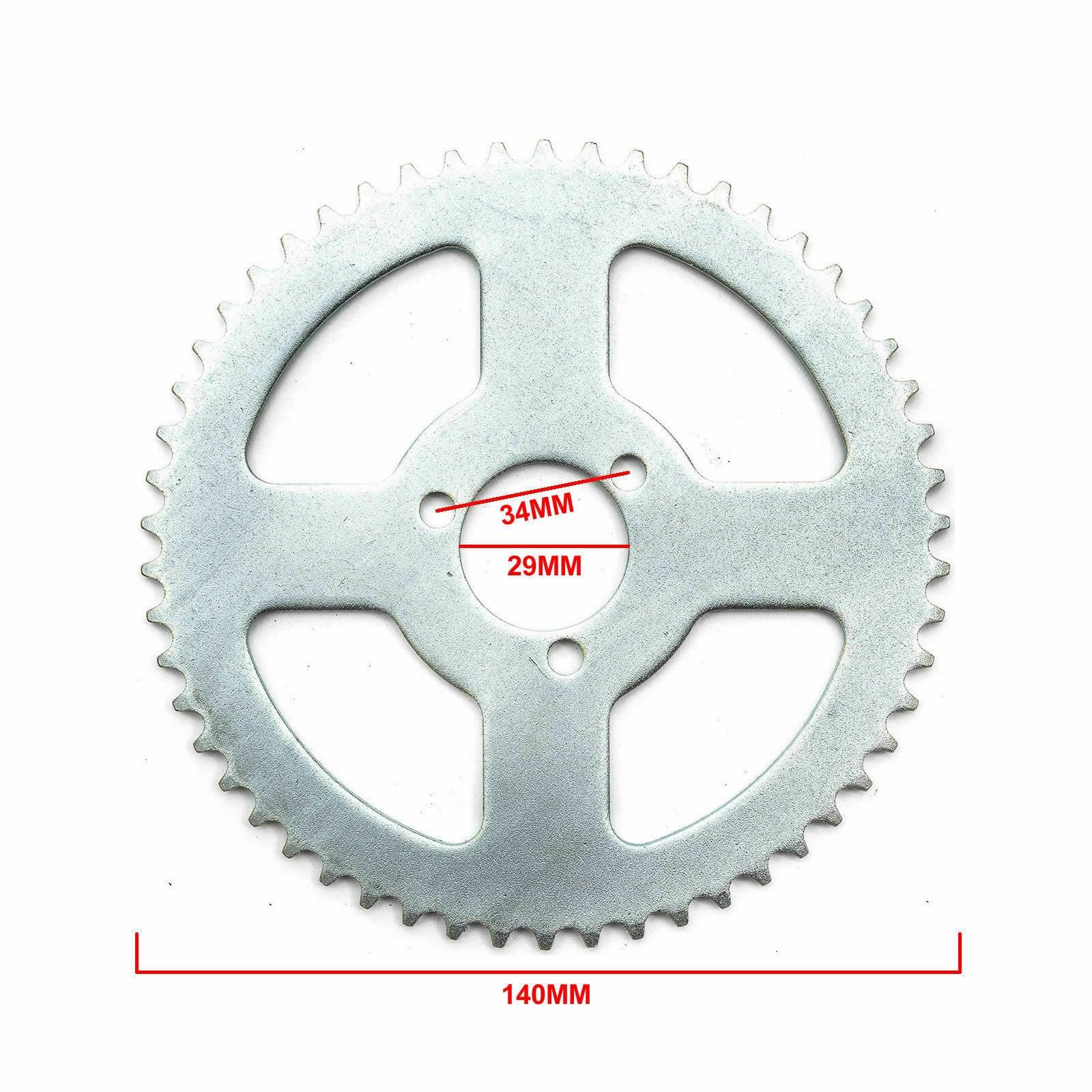 T8F Chain 54T Rear Sprocket Cog 49cc Mini PIT Pocket Rocket Quad Drit Bike ATV - TDRMOTO