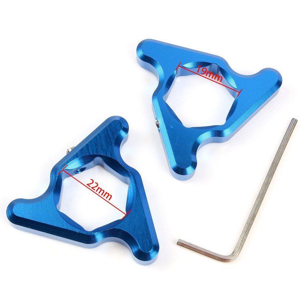 2pcs Universal 14mm 17mm 19mm 22mm CNC Motorcycle Fork Preload Adjusters - TDRMOTO