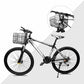 Black Foldable Bicycle Front/Rear Handlebar Basket Storage - TDRMOTO