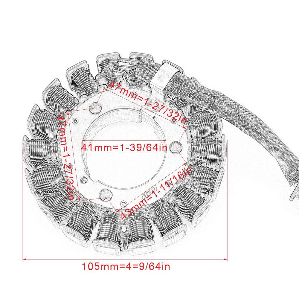 Magneto Engine Generator Coil Stator For Yamaha FZ6 FZ6-SW 2007 - TDRMOTO