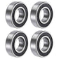 6205RS Deep Groove Double Rubber Sealed Motor Bearing 25mm x 52mm x 15mm F5X4 - TDRMOTO