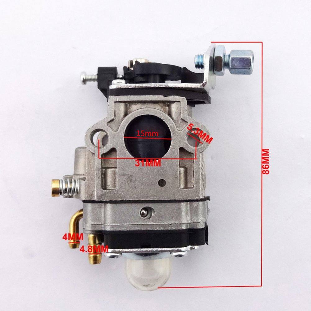 2 Stroke Carburetor for 38cc 43cc 49cc petrol scooter pocket atv quad bike Carby - TDRMOTO