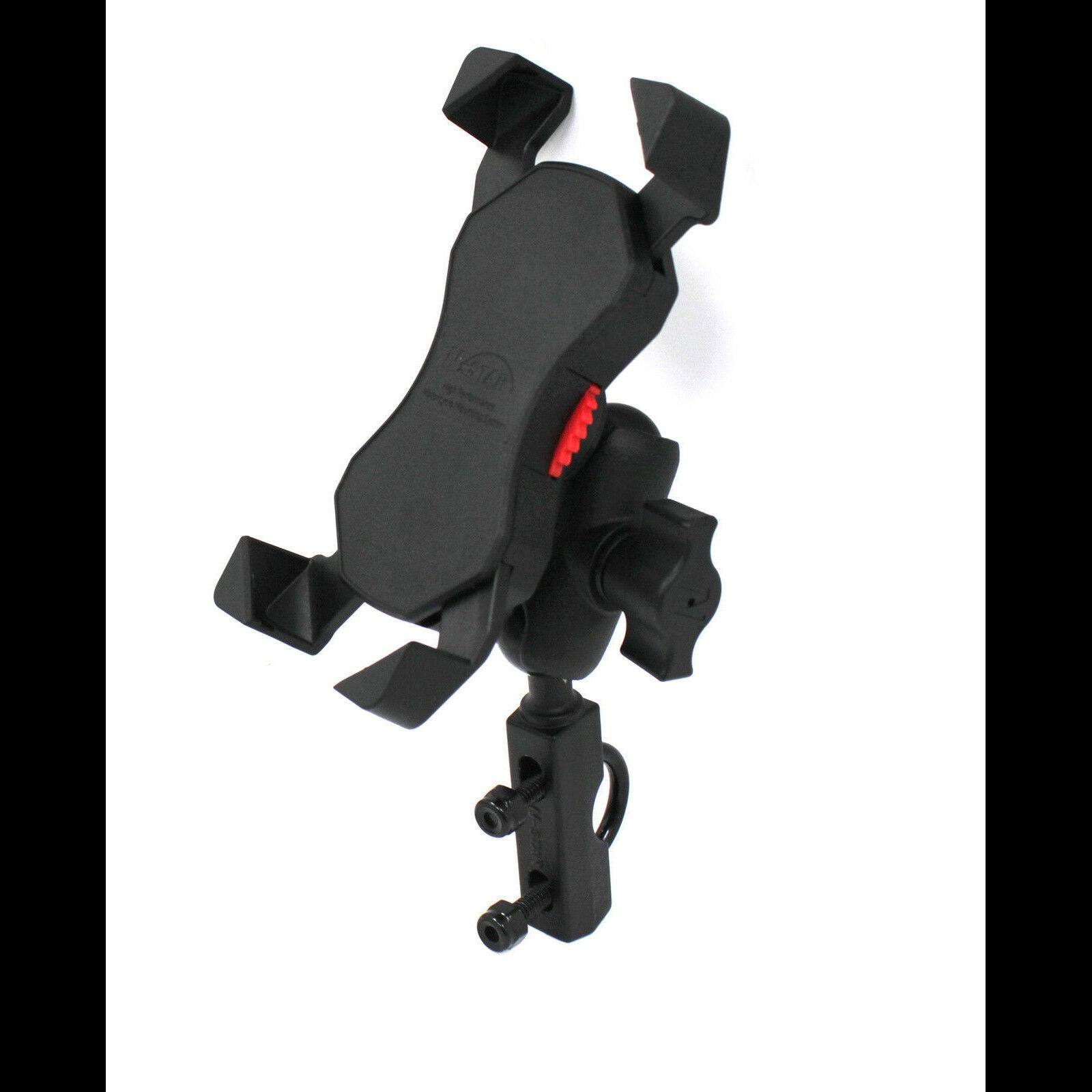 X-Bracket Motorcycle Bike Lever Mount Cellphone Holder USB Charger Cell Phone - TDRMOTO