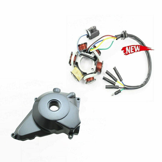 Engine Cover 6-coil Stator Magneto Stator For 50cc 70cc 110cc 125cc Engine Lifan Loncin Dirt Bikes - TDRMOTO