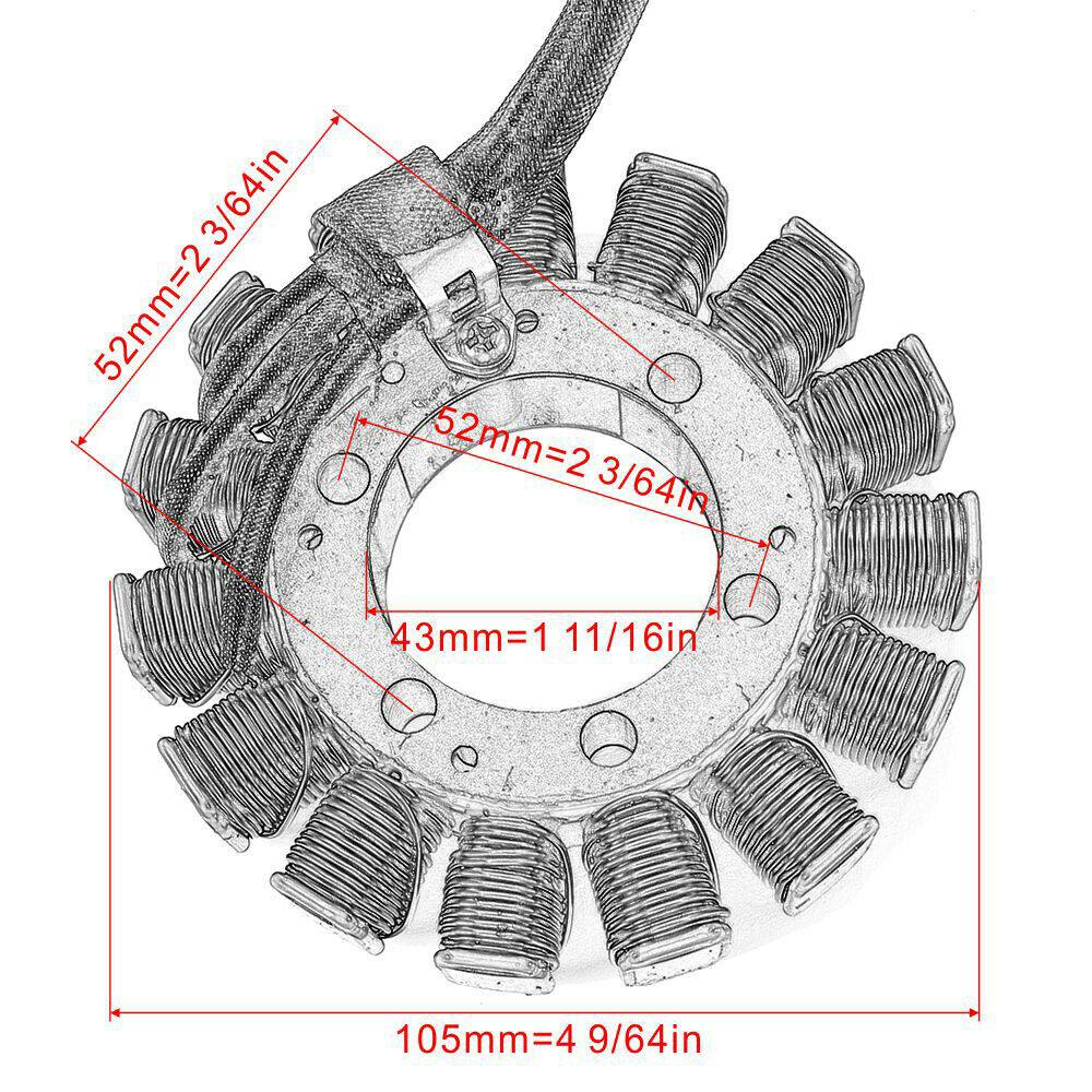 Motorcycle Magneto Generator Stator Coil for Yamaha YZF R1 2009-2014 - TDRMOTO