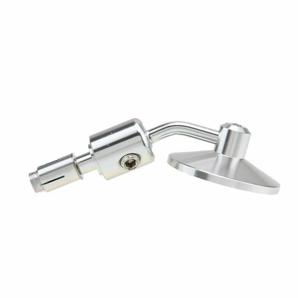 Silver CNC 7/8" Handle Bar End Rear-view Mirror Universal Fit - TDRMOTO