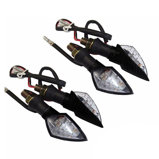 4Pcs LED Indicators Motorcycle Motorbike LED Blinkers For Yamaha Honda Suzuki - TDRMOTO