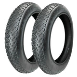 20 x 4 Inch Tires 2Pcs Fat Bike Bicycle Chopper Cruiser Fat Bikes Bicycle - TDRMOTO