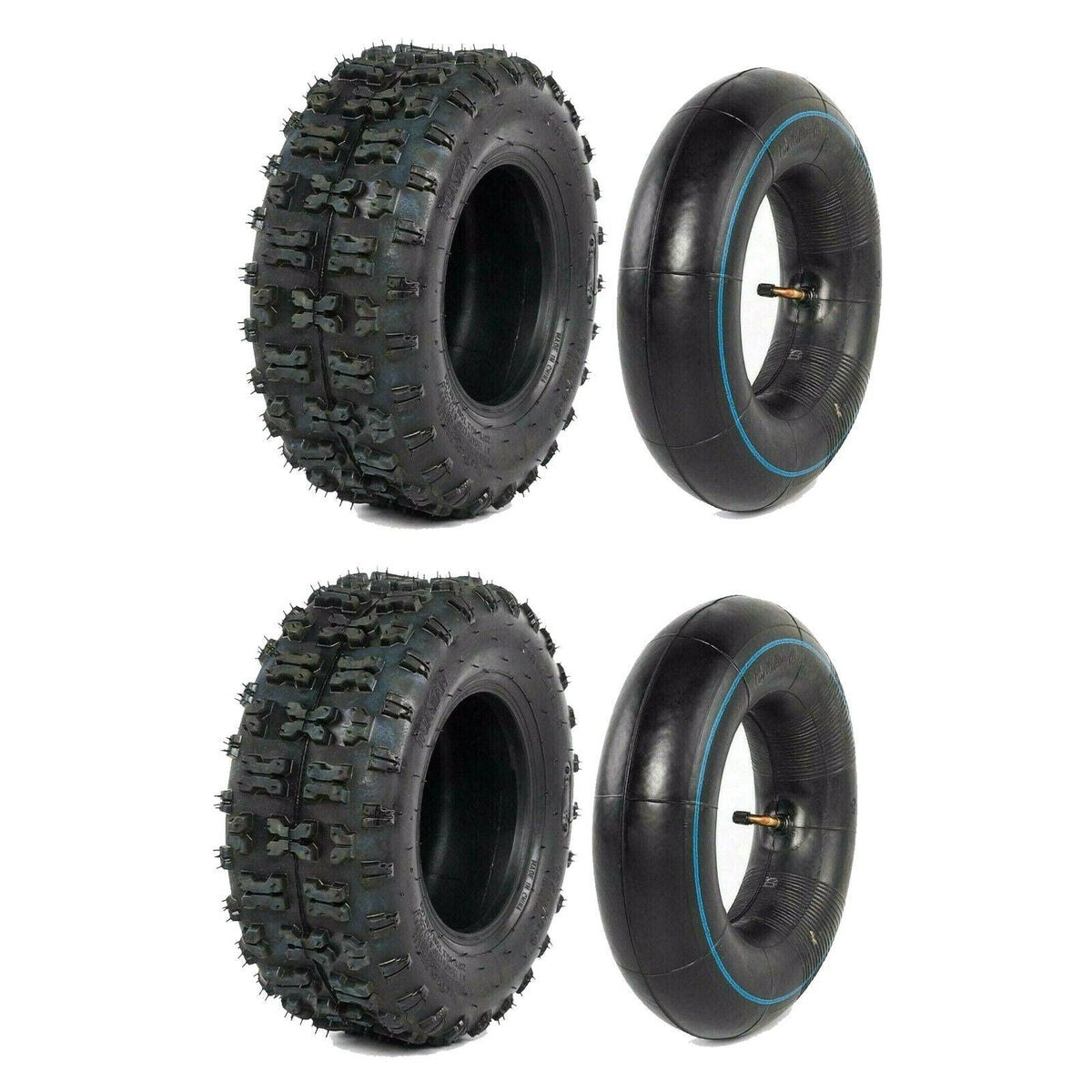 2pcs 13x5.00-6" Tyre + Tube For ATV Quad Bike Gokart Scooter Mini Buggy Ride On Mower - TDRMOTO