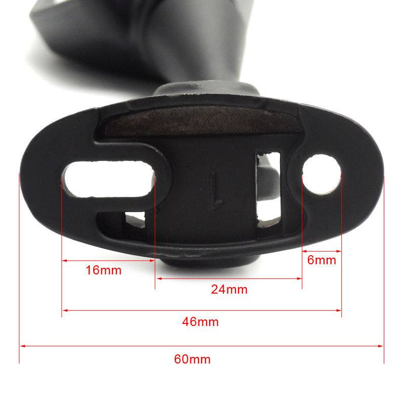 Left+Right Side Rear View Mirrors Black For HYOSUNG GT125R GT250R GT650R GT650S - TDRMOTO
