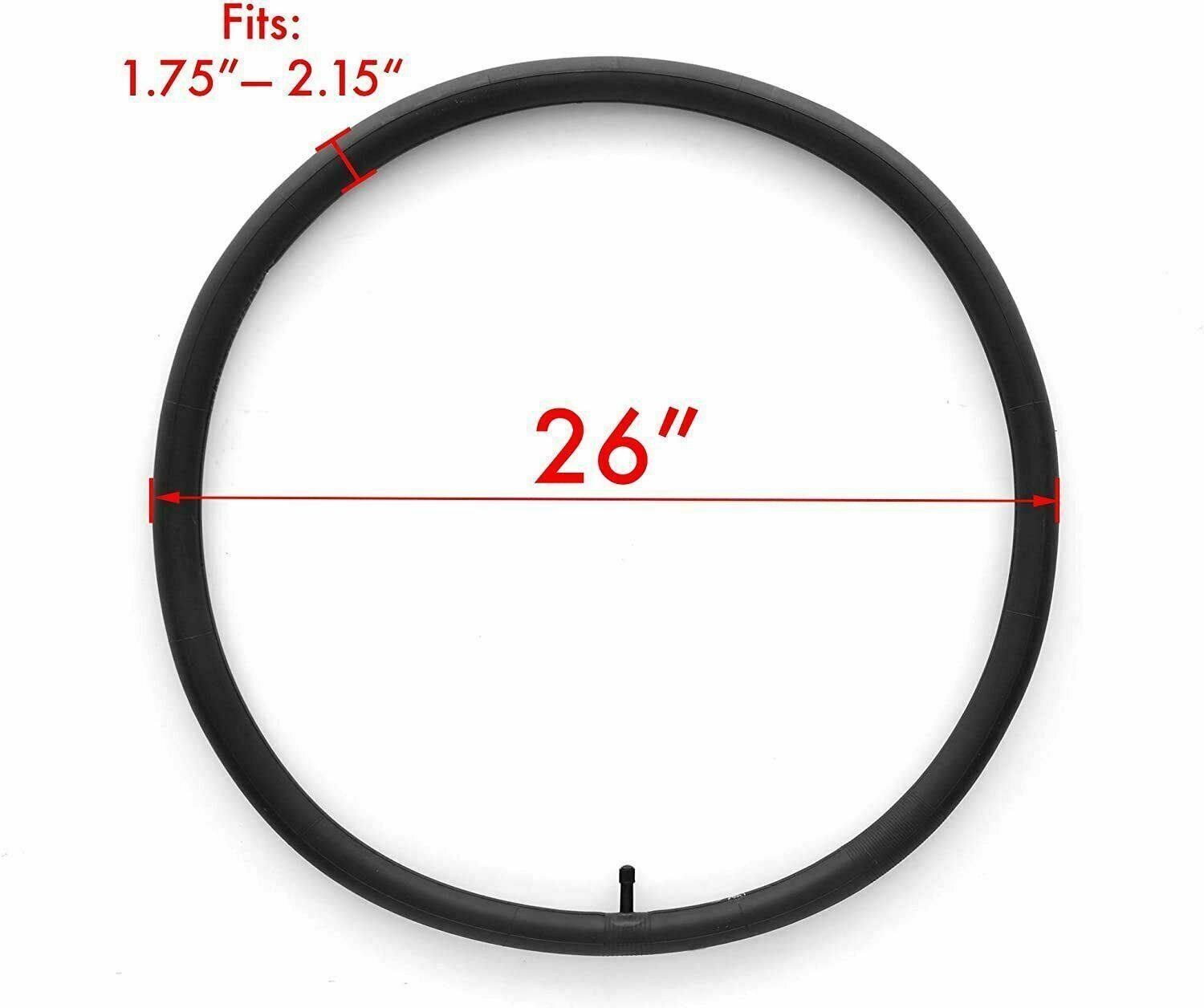26x1.75/2.125 Inner Tube For Mountain Road Bike Tyre Rubber Bicycle - TDRMOTO