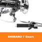 750W Fat Tyre Electric Tricycle Bafang Motor 7 Speeds Shimano Rear Rack Basket Trolley
