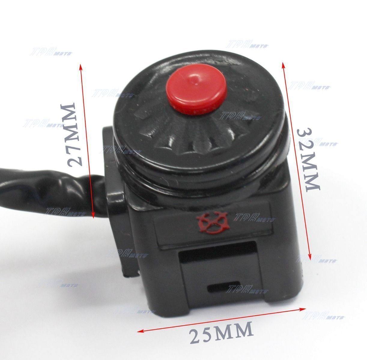 Universal Stop Start Kill Switch Button Dirt Bike Enduro Pit ATV Motorcycle AU - TDRMOTO
