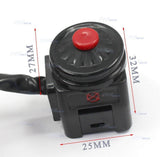 Universal Stop Start Kill Switch Button Dirt Bike Enduro Pit ATV Motorcycle AU - TDRMOTO