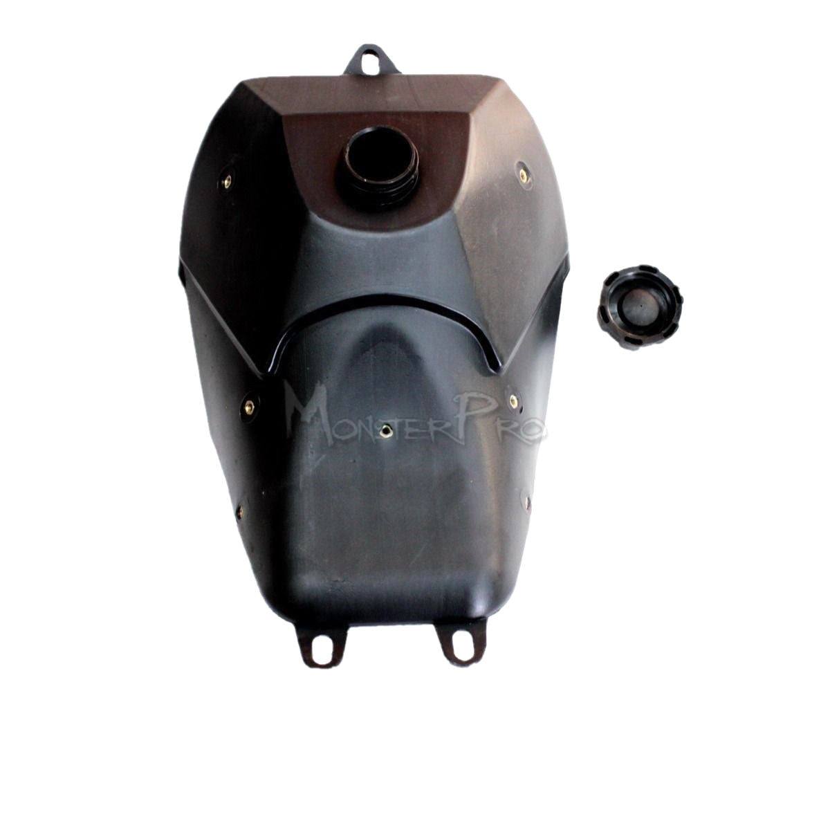 Black Gas Petrol Fuel Tank with Cap for 200cc 250cc Hummer Style Dirt Pit Bike - TDRMOTO