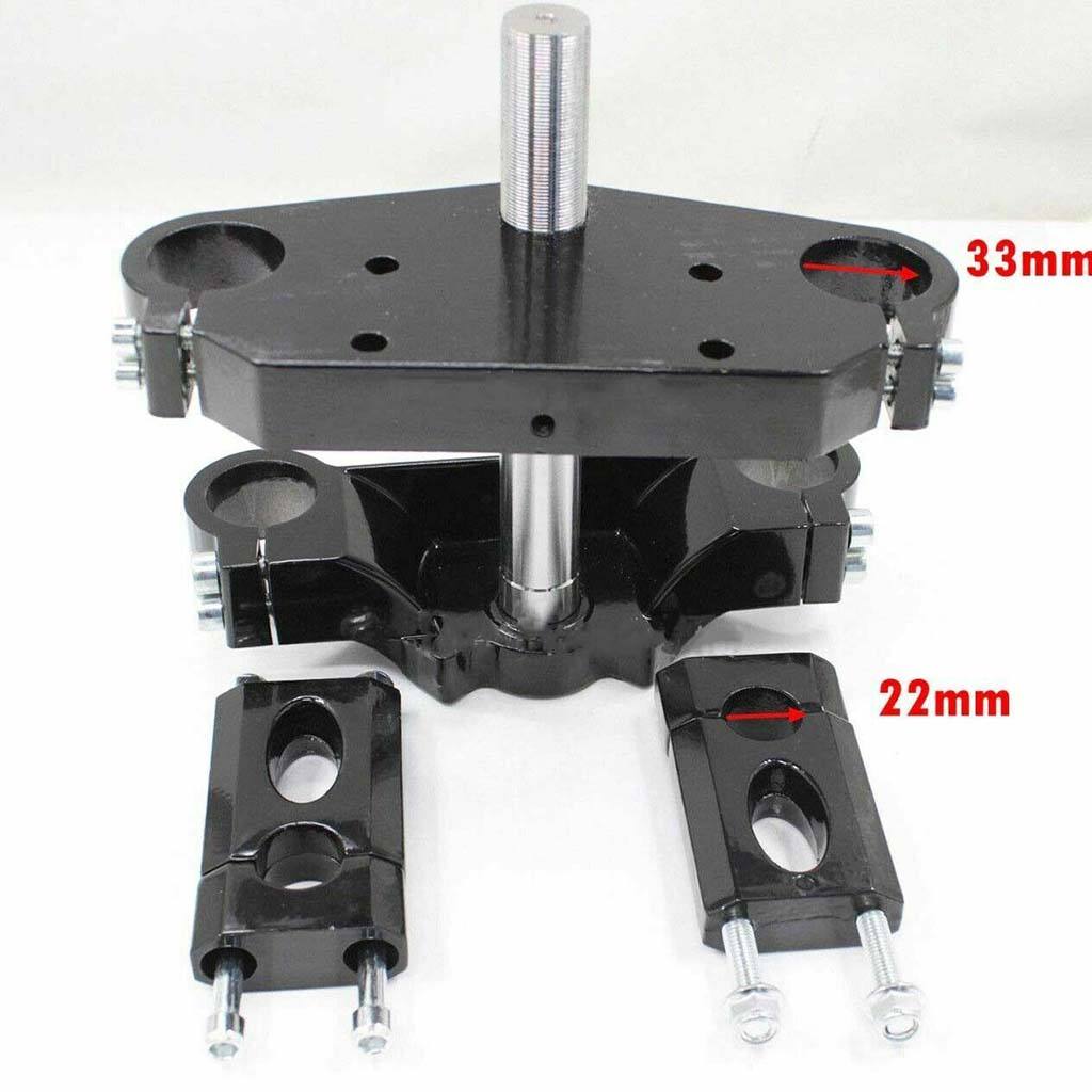 33mm Triple Clamp + 22mm Handle Bar Clamp 50cc 70cc 90cc PIT PRO TRAIL DIRT BIKE - TDRMOTO