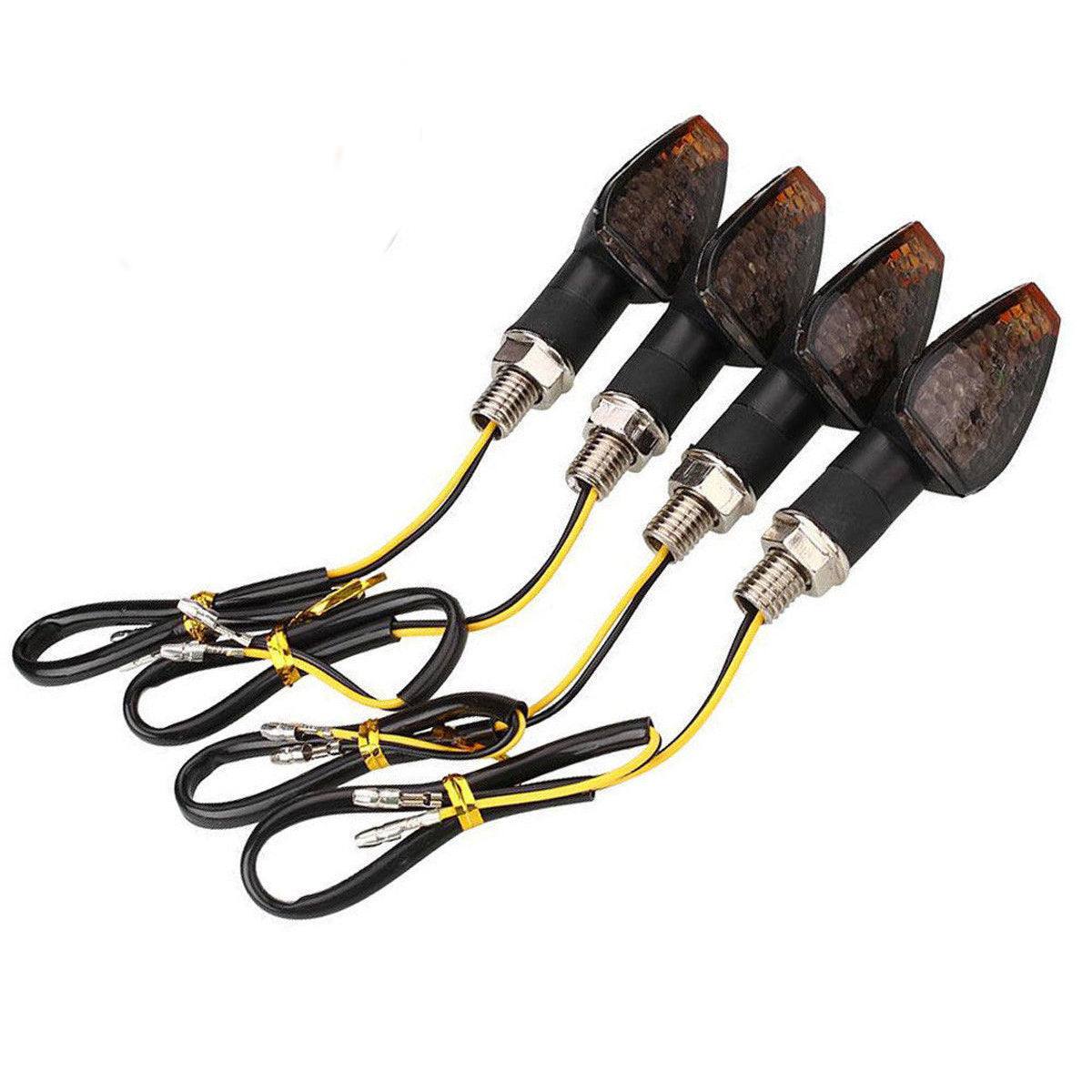 Mini LED Indicators Motorcycle Motorbike LED Blinkers Honda Suzuki Yamaha KTM - TDRMOTO