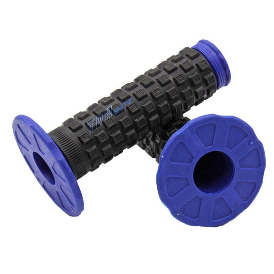 7/8" 22mm Dirt Pit Bike ATV Quad Motorcycle Handle Bar Protector Hand Grips BLUE - TDRMOTO