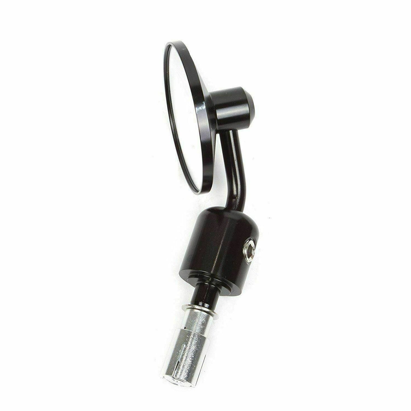 Black CNC 7/8" Handle Bar End Rear-view Mirror Universal Fit - TDRMOTO