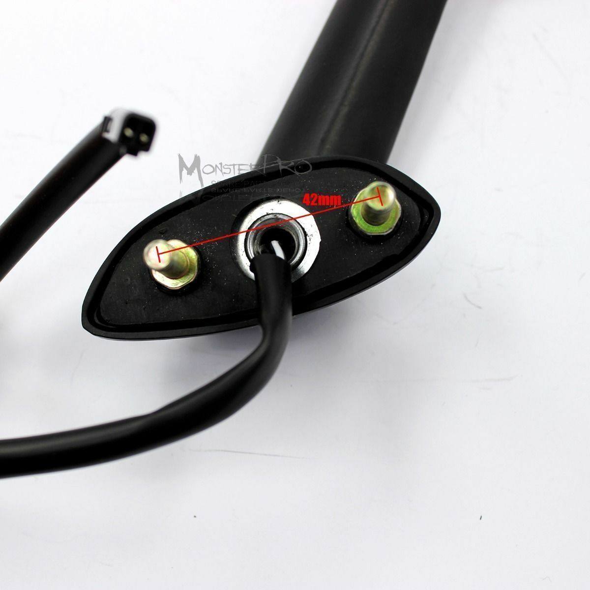 Rear View Mirror Black Turn Signal Light 4 Suzuki GSXR1000 09-15 2009 2010 2011 - TDRMOTO