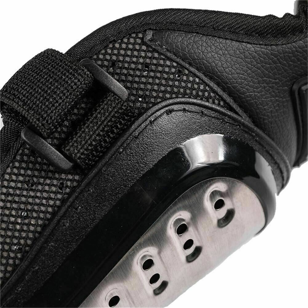 4P Set Bicycle Motor Alloy Steel Motocross Elbow & Knee Shin Guard Pads Protect - TDRMOTO
