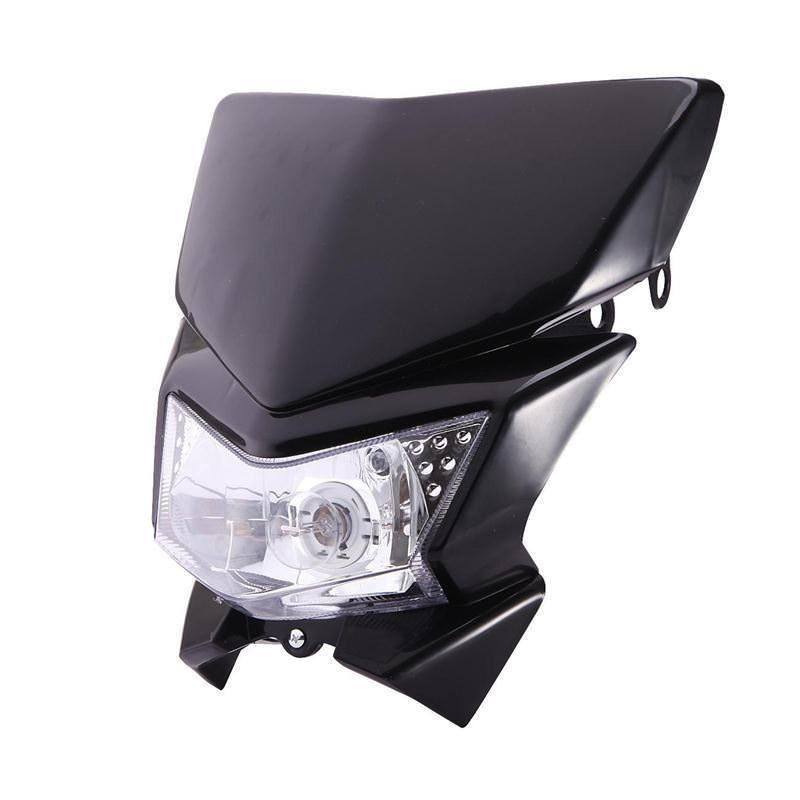 Black Rec Reg Headlight Head Light lamp For Yamaha YZ450 WR450 WR250 - TDRMOTO