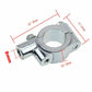 Universal Motorbike Motorcycle Chrome Mirror mounts For 22mm Bars 8mm Threads - TDRMOTO