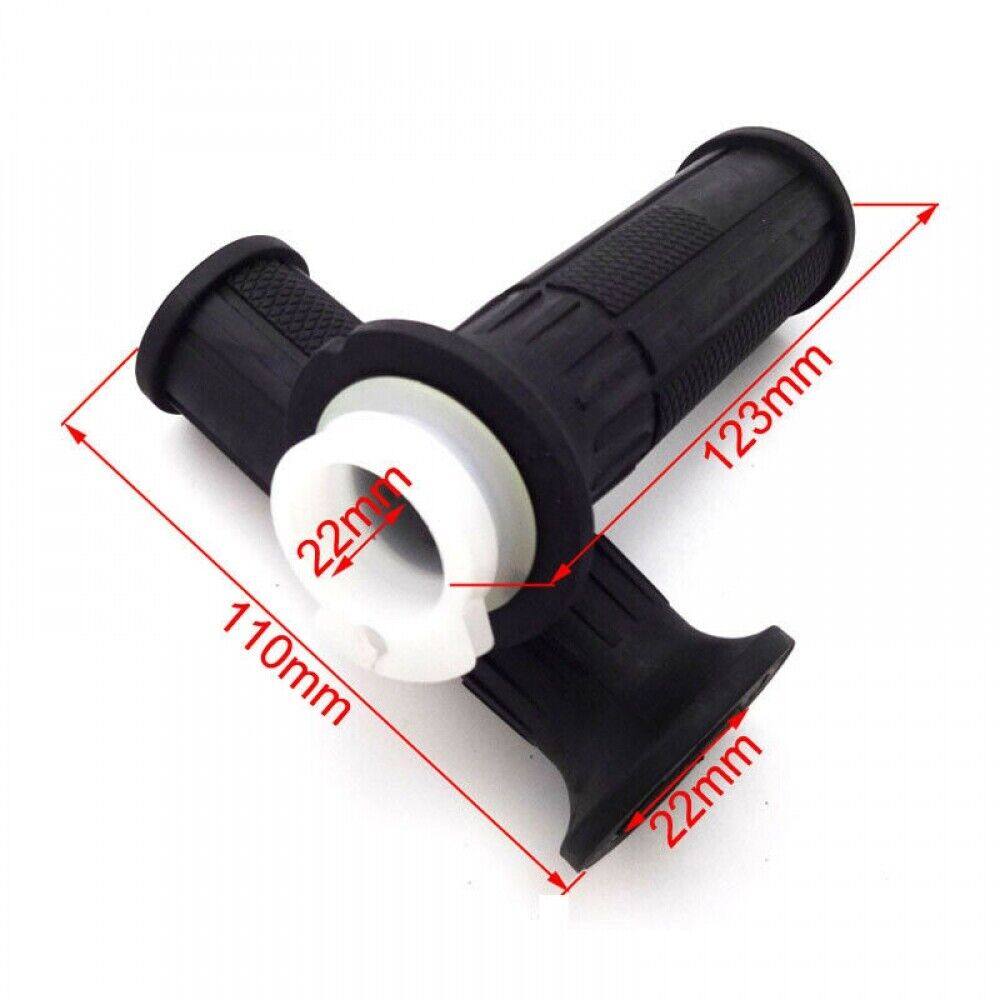 22mm 7/8" Twist Throttle Tube Hand Grips ATV Quad Dirt Pit Pro Bike - TDRMOTO