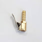 Straight Brass Car Truck Tire Tyre Inflator Valve Connector Clip On Air Chuck - TDRMOTO