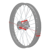 17 Inch 1.60 x 17" Front Rim 12mm Axle 140cc 150cc Dirt Pit Trail Bike big foot - TDRMOTO