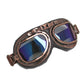 Motorcycle Vintage Style With Glasses Goggles Retro Harley Helmets For Men Women - TDRMOTO