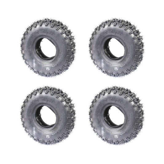 4pcs 3.50/4.10- 4" Inch Tyres Tires & Tubes For 49cc ATV QUAD Bike Gokart Buggy - TDRMOTO