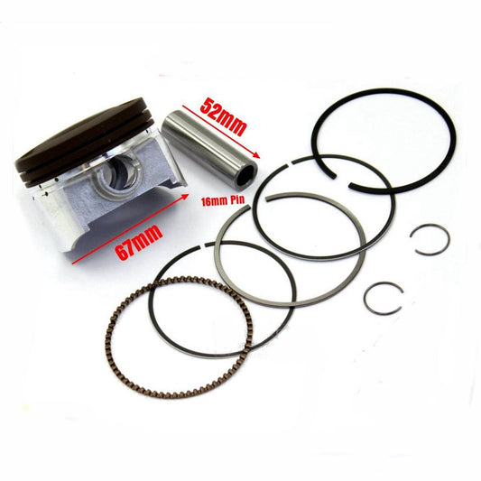 CG 250 cc PISTON RINGS KIT 67mm for Lifan zongshen Ducar Loncin 4 Stroke Engine - TDRMOTO