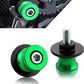 NEW 8 MM Rear Swingarm Motorcycle Spool Sliders Swing Arm Stand Bobbins - Green - TDRMOTO