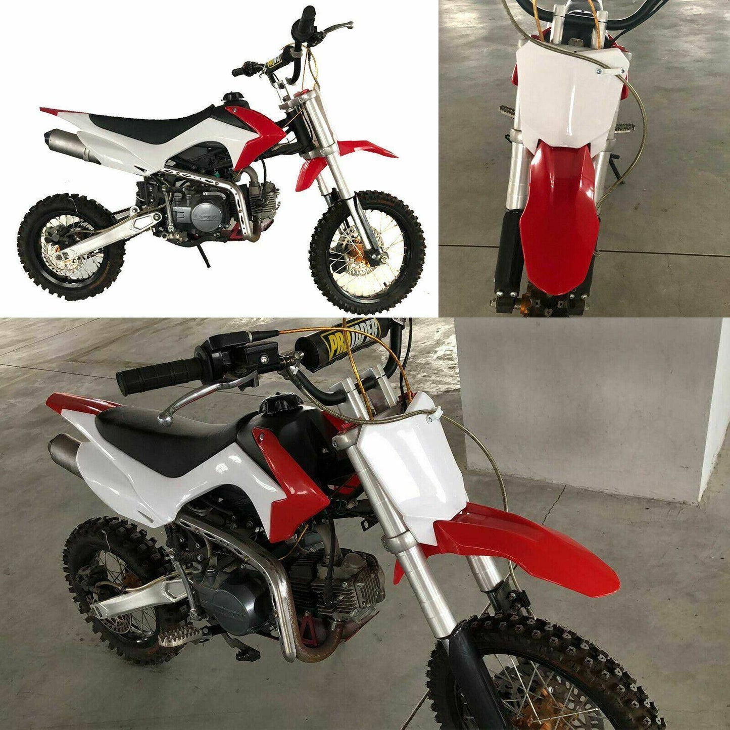 Fender Plastics Seat Tank Conversion for CRF50 Dirt Atomik 110cc 125cc Pit Bike - TDRMOTO
