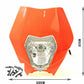 Rec Reg Head Tail Light kit For KTM 125 250 350 450 EXC-F XCF ORANGE - TDRMOTO