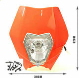 Rec Reg Head Tail Light kit For KTM 125 250 350 450 EXC-F XCF ORANGE - TDRMOTO