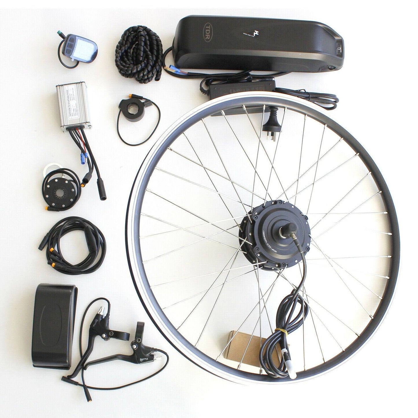 350W 26" Front Hub 36V 10Ah Battery Electric Bike Conversion Kit - TDRMOTO