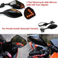 Motorcycle Side Mirrors + Led Indicators For Kawasaki Ninja 250R 2008-2011 - TDRMOTO