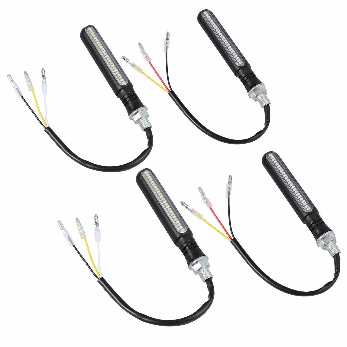 4x Amber Red LED Indicators Blinkers For Yamaha MT-09 R1 R6 FZ6R MT-07 Tenere XT660 - TDRMOTO