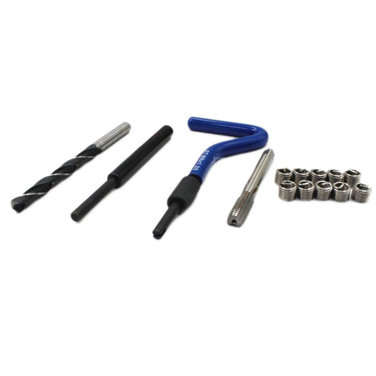 M8 x 1.25mm Heli Coil Type Thread Repair Kit Thread Replace Restore Tool Set - TDRMOTO