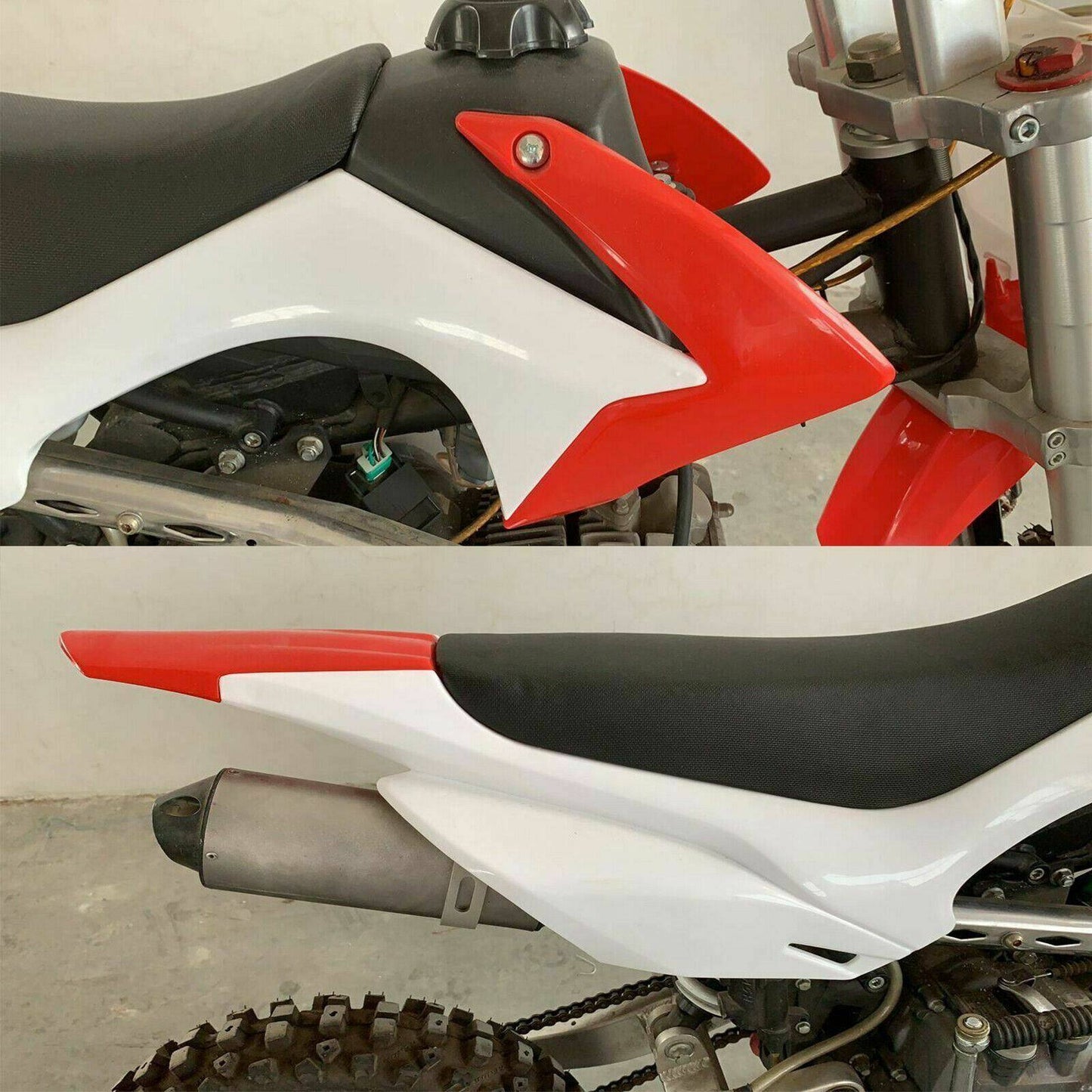 Fender Plastics Seat Tank Conversion for CRF50 Dirt Atomik 110cc 125cc Pit Bike - TDRMOTO