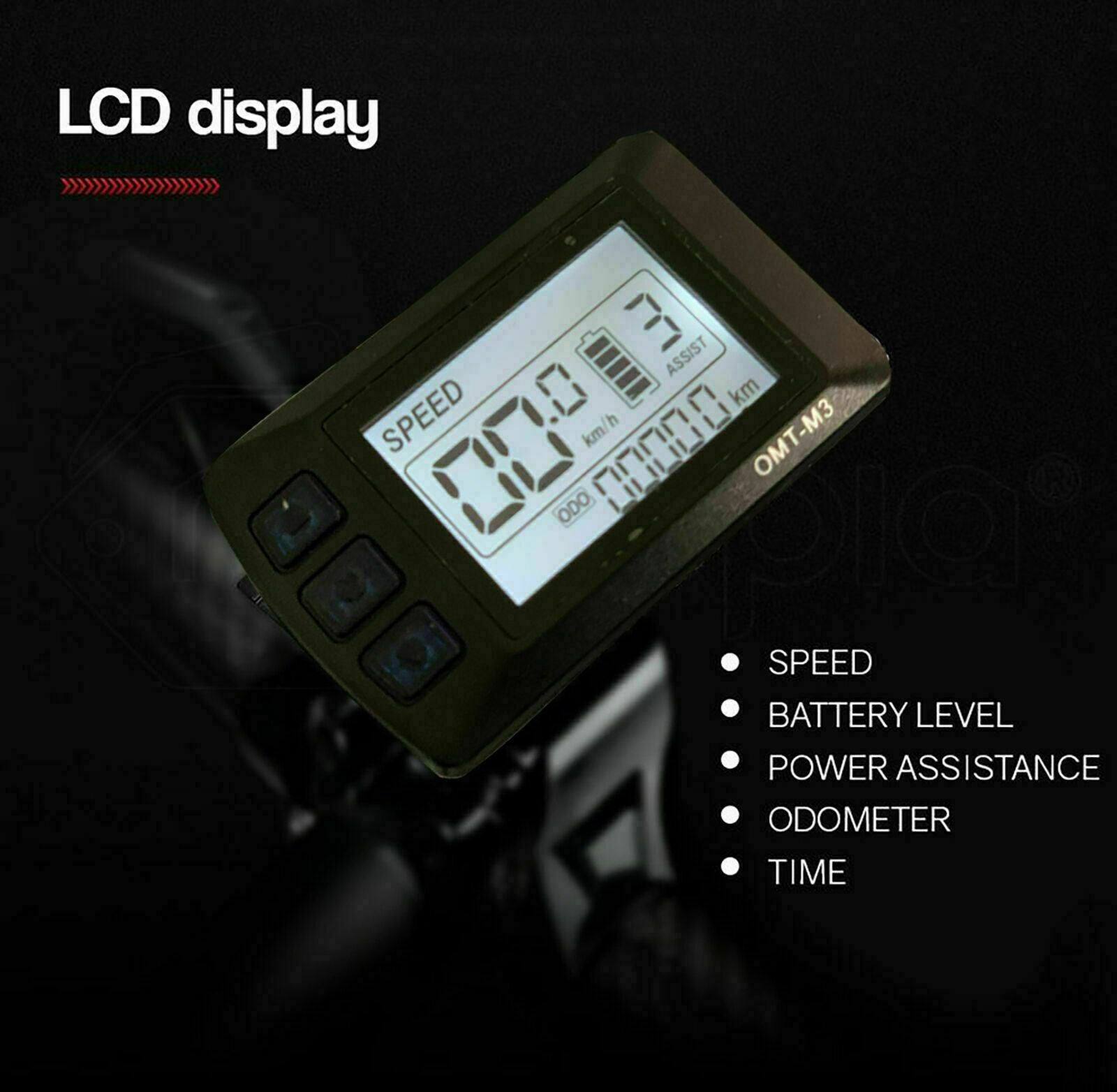 TDR 250W 26" Black Electric Bike PAS 25km/h 10Ah Lithium Battery - TDRMOTO