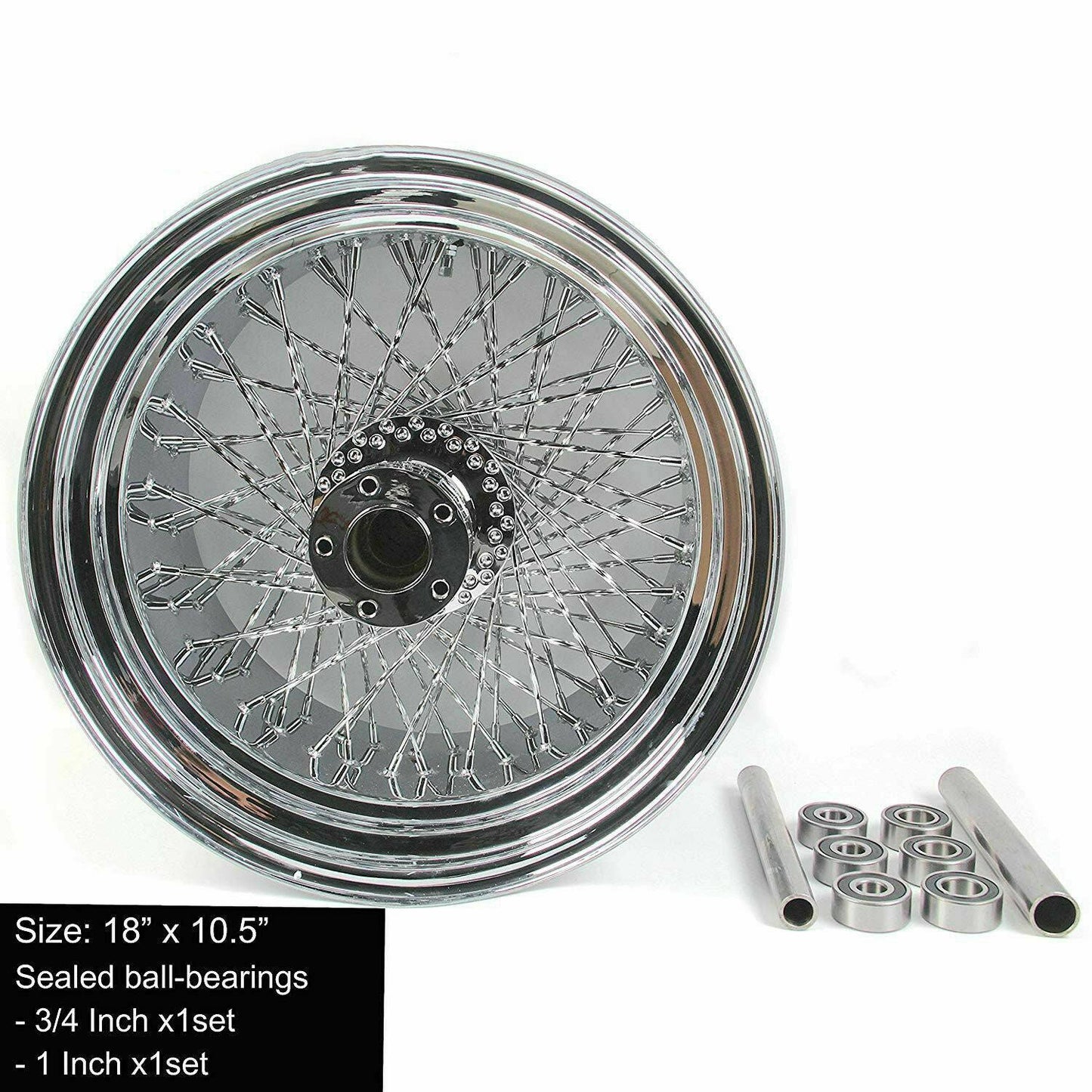 18" x 10.5" CUSTOM Rear Wheel Spoke Rim For Harley Davidson Touring Softail FAT - TDRMOTO