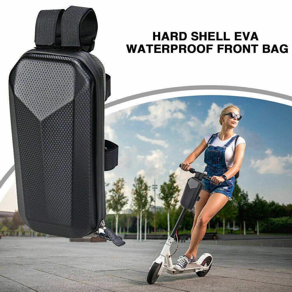 Scooter Bicycle Handlebar Bag Water Proof Hard Shell Storage Case Basket - TDRMOTO