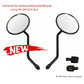 Motorcycle Motorbike Rear View Vintage Mirrors Universal Fit 10mm 8mm - TDRMOTO