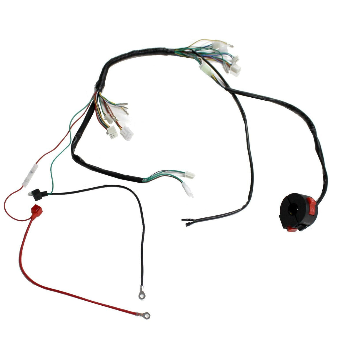 Wiring Harness Loom for 50cc 70cc 90cc 110ccATV Quad Bike with Remote Function Plug - TDRMOTO