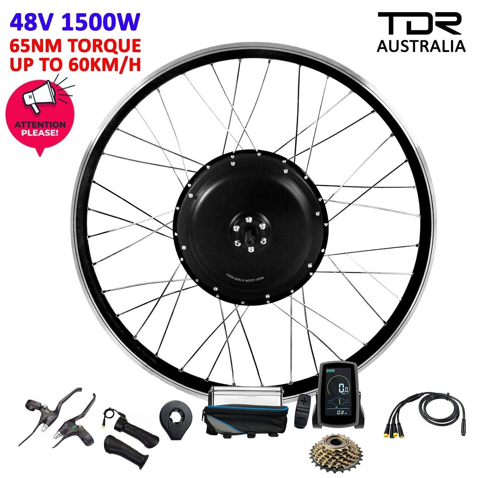 1500W 27.5" Rear Hub 48V Electric Bike Conversion Kit - TDRMOTO